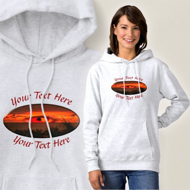 Pull À Capuche Oeil couchant 2106 (Créateur téléchargé)