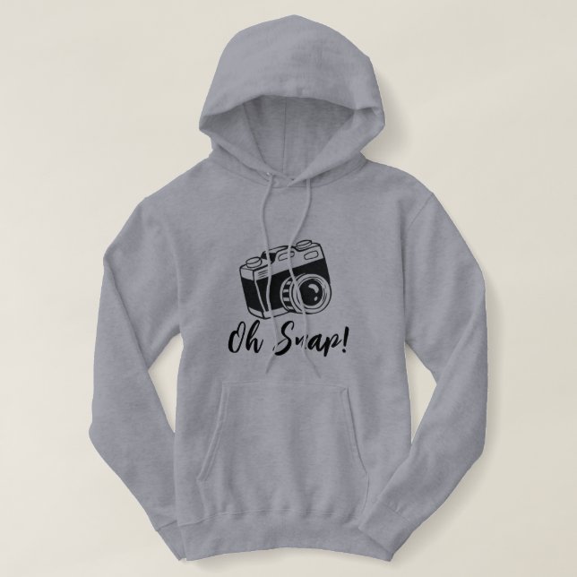 Pull À Capuche Oh, Snap ! - Drôle & Mignonne (Design devant)