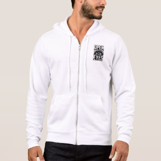 Pull À Capuche Ouvrez Vos Yeux Art Streetwear Gothique Grunge