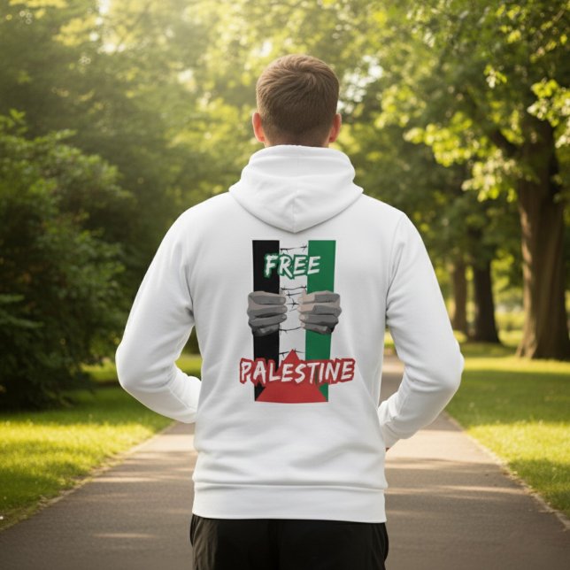 PULL À CAPUCHE PALESTINE LIBRE (Créateur téléchargé)