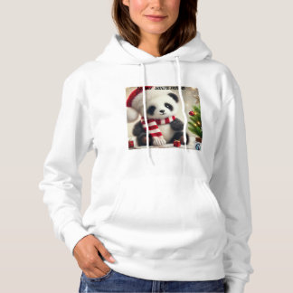 Pull À Capuche Panda Noël