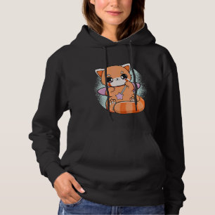 Pull À Capuche Panda Rouge Chinois Avec Toile Magique Baguette Cu