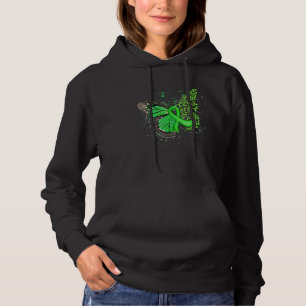 Pull À Capuche Papillon à goutte vert Ruban Cérébral Palsy Awa