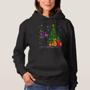 Pull À Capuche Papillons Lover Cadeau Père Noël Papillon Noël