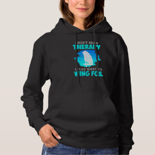 Pull À Capuche Pas de thérapie seulement Surf d'aile à voilure