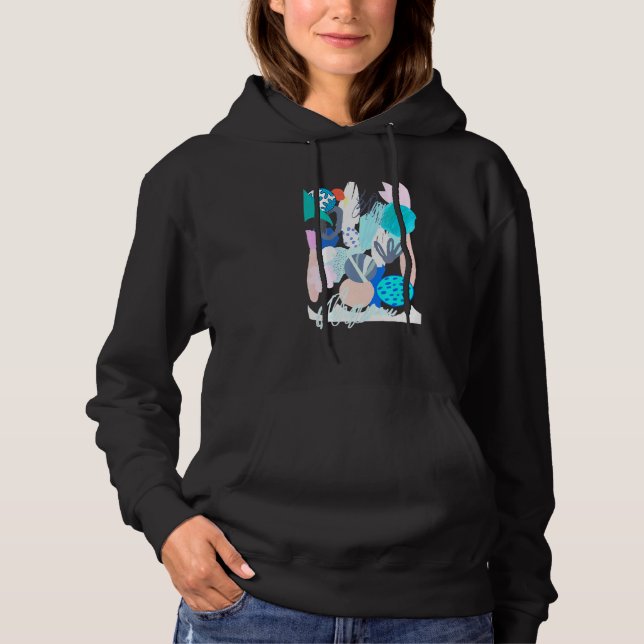 Pull À Capuche Pastel Goth Art Cool ART Abstrait Tee (Devant)
