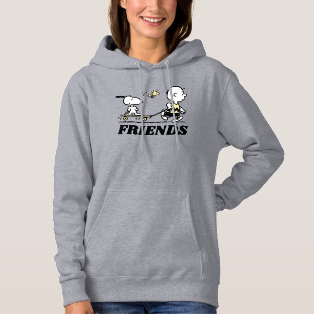 Pull À Capuche PEANUTS | Amis Patinage (Devant)