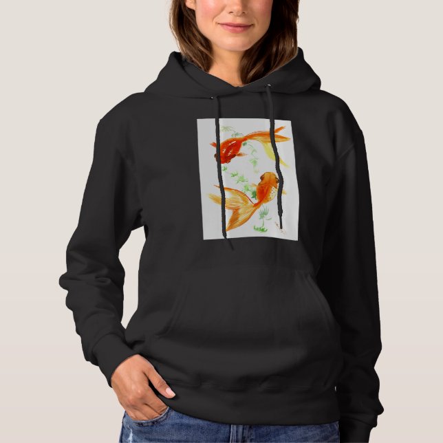 Pull À Capuche Pêche Feng Shui (Devant)