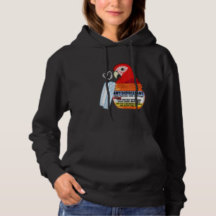 Pull À Capuche Perroquet Antidépresseur Mignon I Ara Écarlate