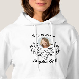 Pull À Capuche Personnalisé En Mémoire Amoureuse Des Anges