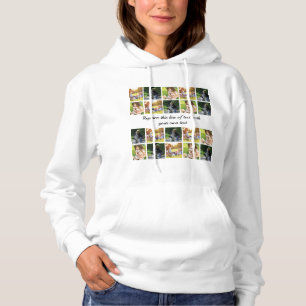 Pull À Capuche Personnaliser le collage photo et le texte