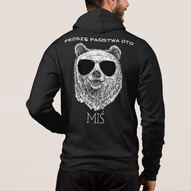 Pull À Capuche Personnaliser PROSZPANG STWA OTO MI Polonais Funny (Dos)