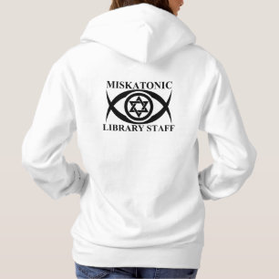 PULL À CAPUCHE PERSONNEL DE LA BIBLIOTHÈQUE MISKATONIQUE