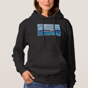 Pull À Capuche Phare en bleu
