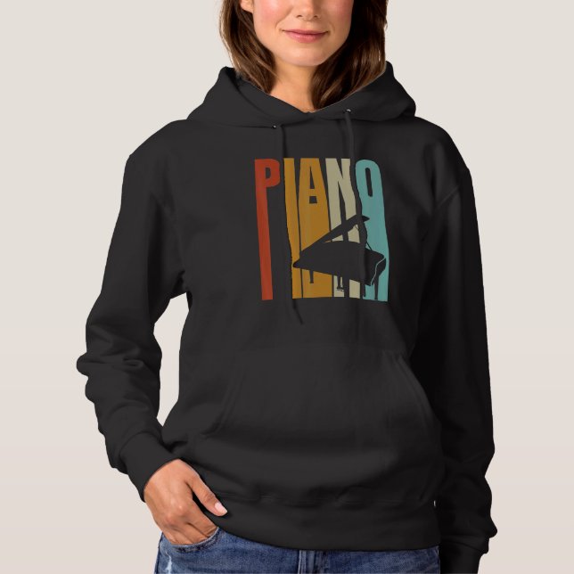 Pull À Capuche Piano Cool Retro (Devant)
