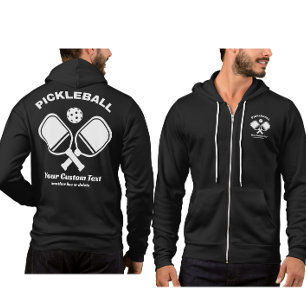 Pull À Capuche Pickleball Club Pickleball Paddle & Ball Custom