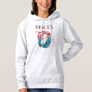 Pull À Capuche Pisces Poissons Zodiaque Horoscope Astrologie de l