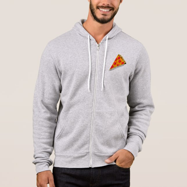 Pull À Capuche Pizza Slice Vintage (Devant)