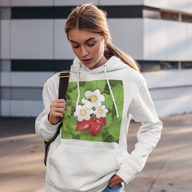 Pull À Capuche Plante de fraises (Créateur téléchargé)