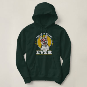 Pull À Capuche Plus cool jamais husky, maman husky, papa husky