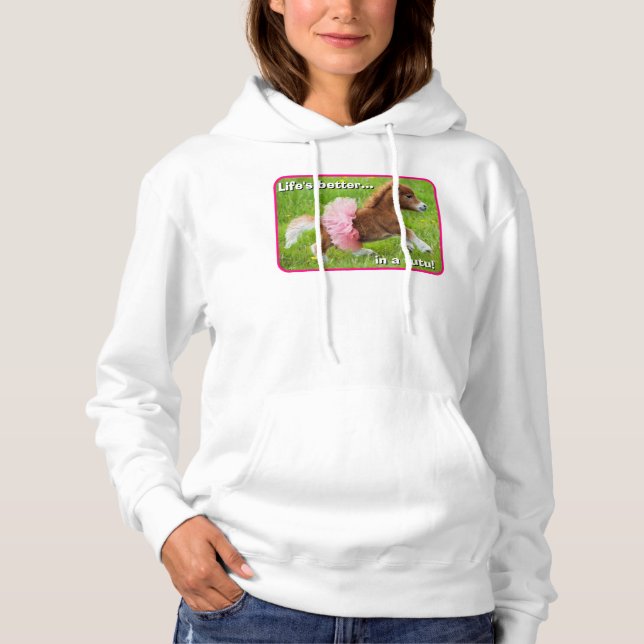 Pull À Capuche Pony à Tutu (Devant)