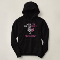 Porter Ruban rose Soeur Cancer du sein Guerrier