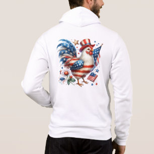 Pull À Capuche Poulet du 4 juillet Clipart-61531