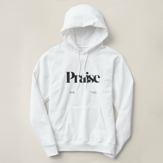 Pull À Capuche Praise Hoodie (Design devant)