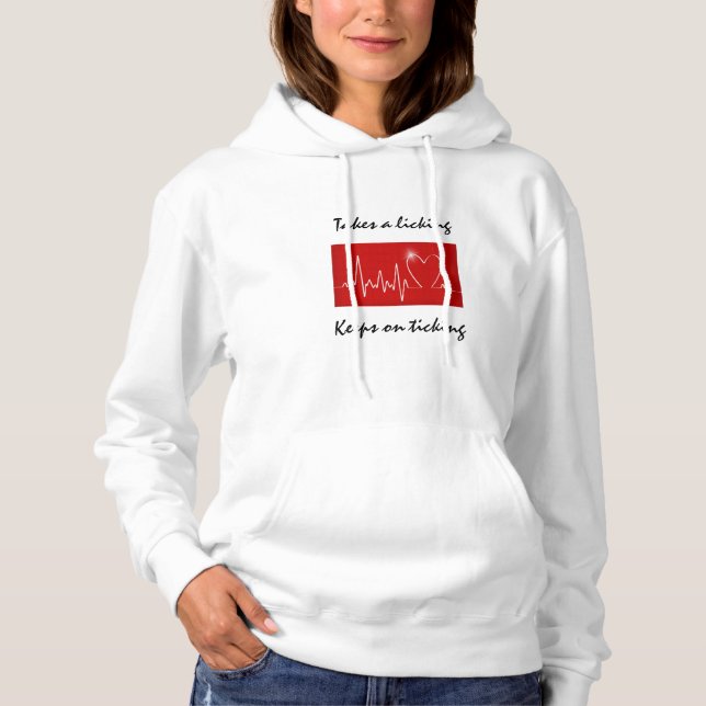 Pull À Capuche Prend un lèchement - continue au coutil (Devant)