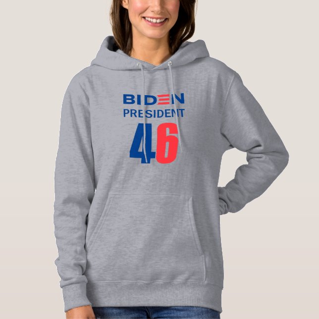 Pull À Capuche Président Biden 46 (Devant)