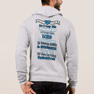 Pull À Capuche Prière du guerrier...Dystonie