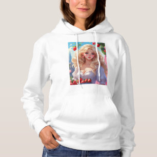 Pull À Capuche Princesse aux fraises