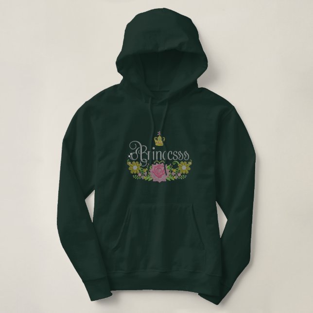 Pull À Capuche Princesse Chemise, Princesse T-shirt Belle concept (Design devant)