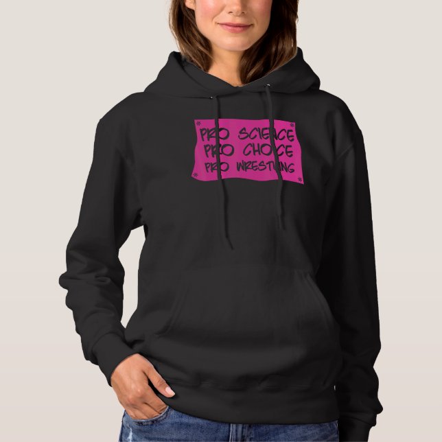 Pull À Capuche Pro Science Pro Choice Pro Lutter contre la droite (Devant)