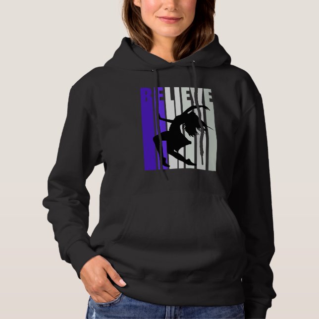 Pull À Capuche Purple Motivational Girls Dance Musical Theatre Gr (Devant)