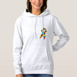 Pull À Capuche Puzzle Piece Ribbon Group Associer des amis de fam