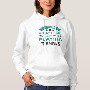 Pull À Capuche Quand Je Jouais Au Tennis