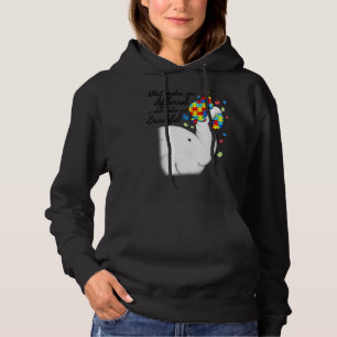 Pull À Capuche Qu'est-ce qui vous rend différents Eléphant Autist