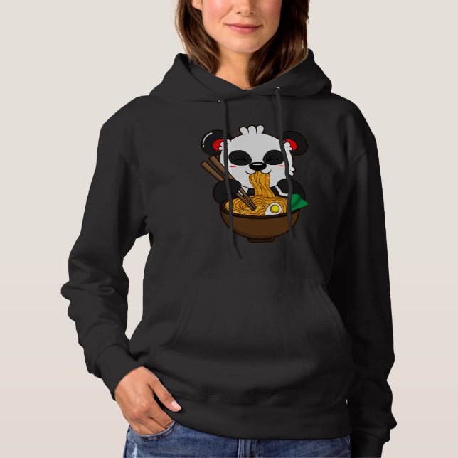 Pull À Capuche Ramen Noodles Kitsune Fox Kawaii Anime Neko Japon (Devant)