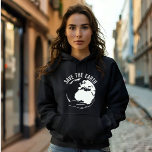 Pull À Capuche Réduire la réutilisation recycler sauver la terre