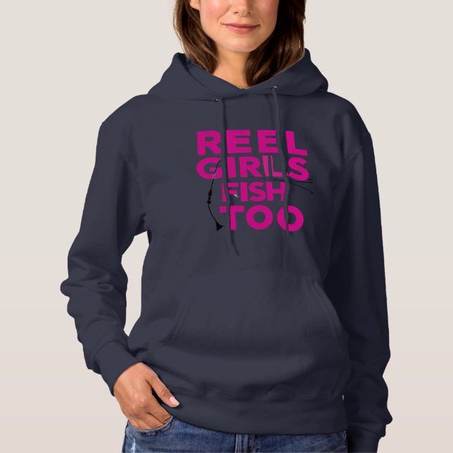 Pull À Capuche Reel Girls Fish Too – Women’s Hoodie (Devant)
