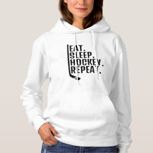 Pull À Capuche Répéter le hockey du sommeil