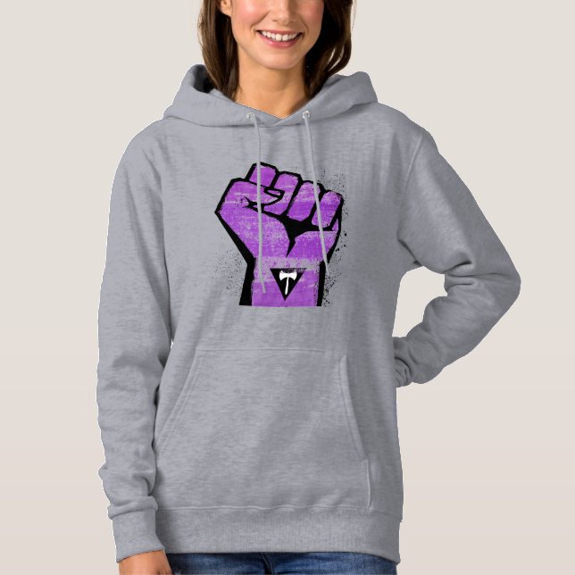 Pull À Capuche Résistance lesbienne (Devant)