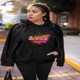 Pull À Capuche Restez inspiré Graffiti HOPE Graphisme