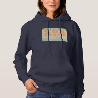 Pull À Capuche Restez Sur La Côte