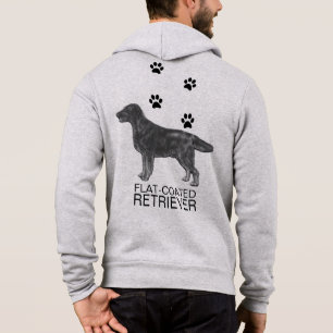 Pull À Capuche Retriqueur à revêtement plat avec Empreintes de pa