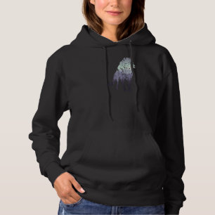 Pull À Capuche Retro Faune Forêt Animal Predateur Nature Wolf