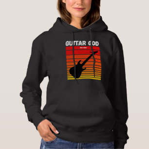 Pull À Capuche RIP Eddie Hommage DIEU DE LA GUITARE RÉTRO Guitare