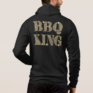 Pull À Capuche roi de BBQ de Bling de l'or 3D