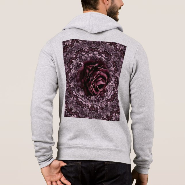 Pull À Capuche Rosace Mandala  (Dos)